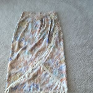 SHEIN Colorful Abstract Maxi Skirt